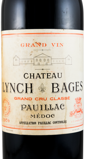 1970 Château Lynch-Bages Pauillac tinto