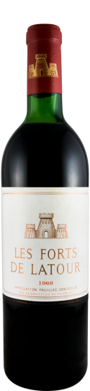 1969 Château Latour Les Forts de Latour Pauillac tinto