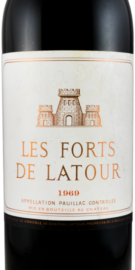 1969 Château Latour Les Forts de Latour Pauillac tinto