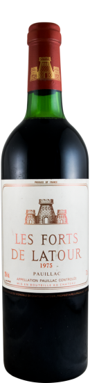 1975 Château Latour Les Forts de Latour Pauillac red