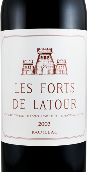 2003 Château Latour Les Forts de Latour Pauillac red