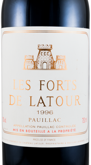 1996 Château Latour Les Forts de Latour Pauillac tinto