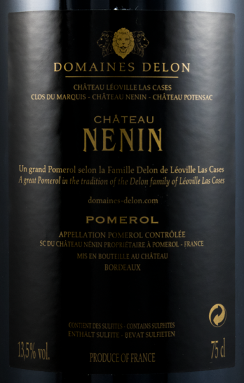 2014 Château Nenin Pomerol red