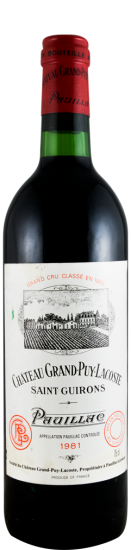 1981 Château Grand-Puy-Lacoste Pauillac tinto