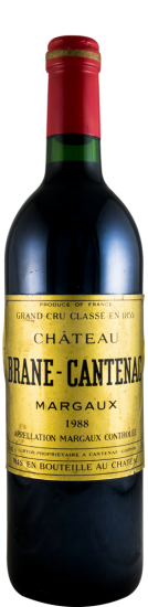 1988 Château Brane-Cantenac Margaux red