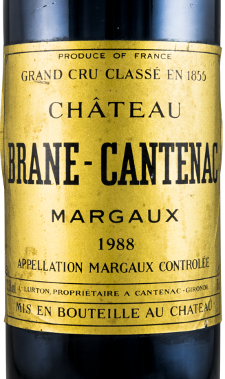 1988 Château Brane-Cantenac Margaux red