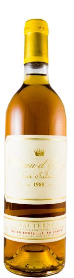 1988 Château d'Yquem Sauternes branco