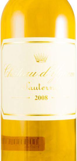 2008 Château d'Yquem Sauternes branco