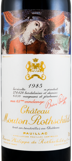 1985 Château Mouton Rothschild Pauillac tinto