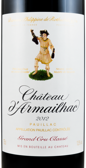 2012 Château d'Armailhac Baron Philippe de Rothschild Pauillac red