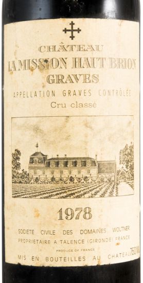 1978 Château La Mission Haut-Brion Pessac-Léognan tinto