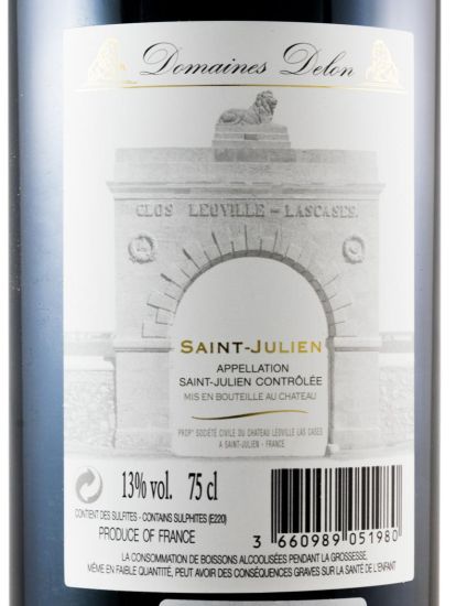 2005 Château Leoville Marquis de Las Cases Saint-Julien tinto