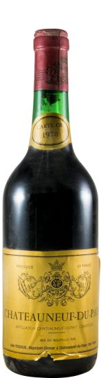 1978 Carte Or Châteauneuf-du-Pape red