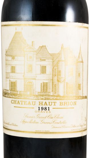 1981 Château Haut-Brion Pessac-Léognan tinto