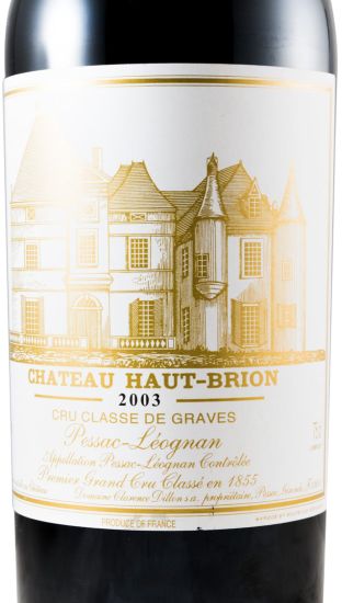 2003 Château Haut-Brion Pessac-Léognan tinto