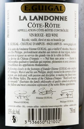 2004 E. Guigal La Landonne Côte-Rôtie tinto