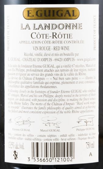 2012 E. Guigal La Landonne Côte-Rôtie tinto