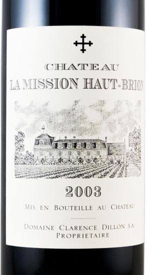 2003 Château La Mission Haut-Brion Pessac-Léognan tinto