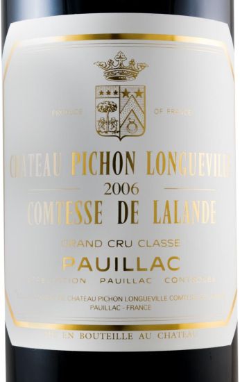 2006 Château Pichon Longueville Comtesse de Lalande Pauillac tinto