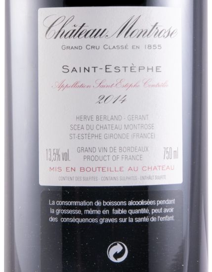 2014 Château Montrose Saint-Estèphe tinto