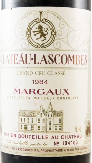 1984 Château Lascombes Margaux tinto