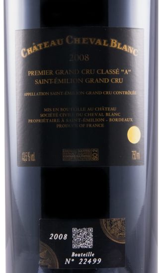 2008 Château Cheval Blanc Saint-Émilion tinto