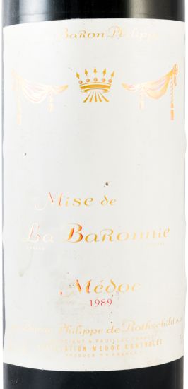 1989 Baron Philippe Rotschild tinto
