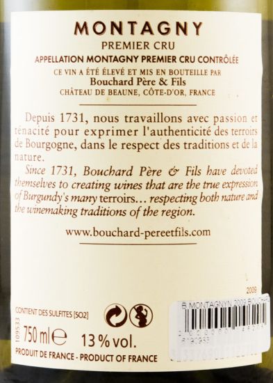 2009 Bouchard Père et Fils Montagny branco