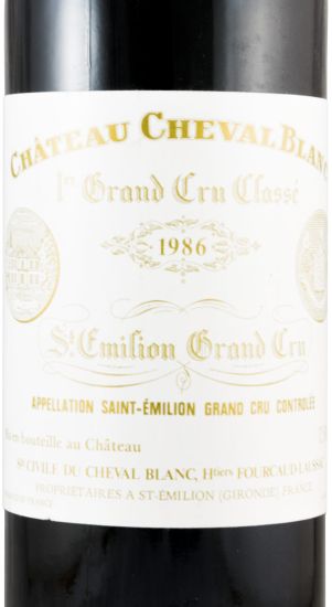1986 Château Cheval Blanc Saint-Émilion red