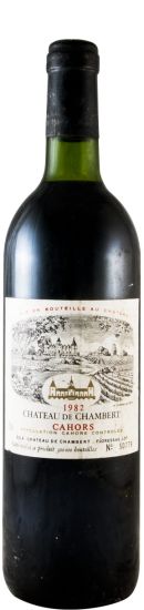 1982 Château de Chambert Cahors tinto