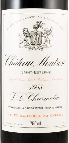 1983 Château Montrose Saint-Estèphe tinto