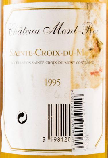1995 Château Mont-Rice Saint-Croix-du-Mont branco 37,5cl