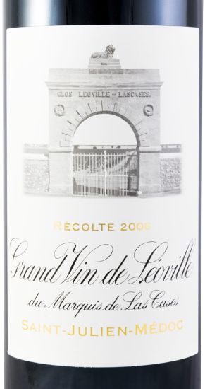 2008 Château Léoville Marquis de Las Cases Saint-Julien red