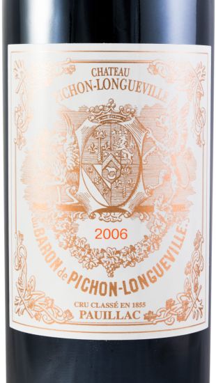 2006 Château Pichon-Longueville au Baron de Pichon-Longueville Pauillac red