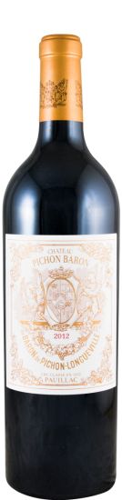2012 Château Pichon Baron au Baron de Pichon-Longueville Pauillac tinto