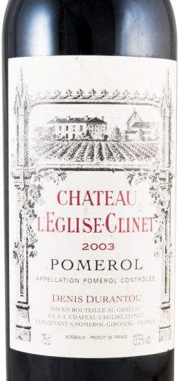 2003 Château L'Eglise-Clinet Pomerol tinto