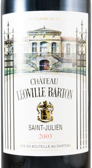 2003 Château Leoville Barton Saint-Julien tinto 1,5L