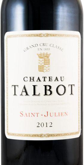 2012 Château Talbot Saint-Julien tinto 1,5L