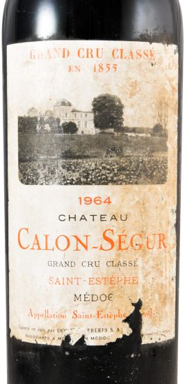 1964 Château Calon-Ségur Saint-Estèphe tinto