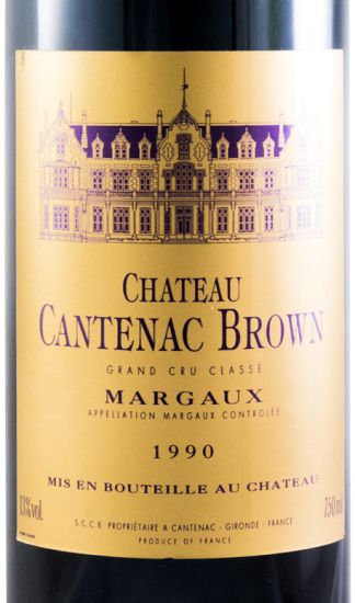 1990 Château Cantenac Brown Margaux tinto