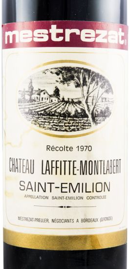 1970 Château Lafitte-Montalbert Saint-Émilion red