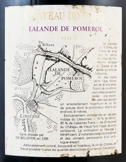 1996 Château de Viaud Lalande de Pomerol tinto 1,5L