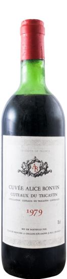 1979 Alice Bonvin Cuvée Coteaux du Tricastin tinto