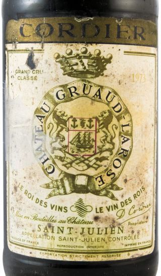 1973 Château Gruaud Larose Saint-Julien tinto