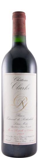 1989 Château Clarke Baron Edmond de Rothschild Listrac-Médoc red
