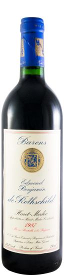 1987 Barons Edmond & Benjamim Rothschild Haut-Medoc red