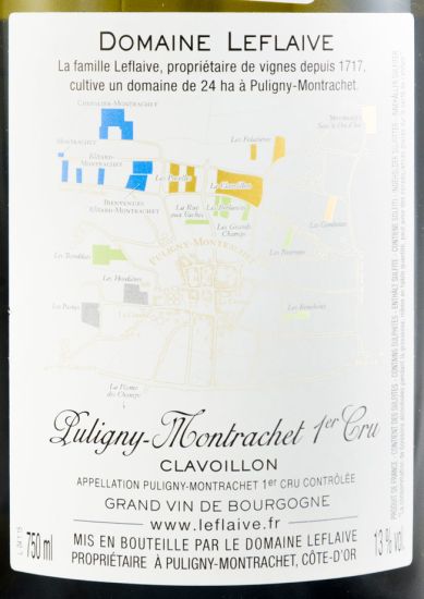 2015 Domaine Leflaive Clavoillon Puligny-Montrachet branco