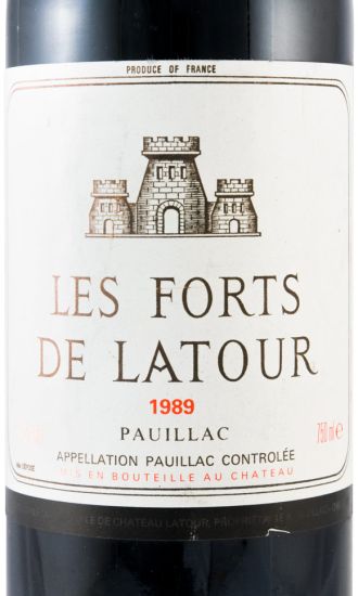 1989 Château Latour Les Forts de Latour Pauillac tinto