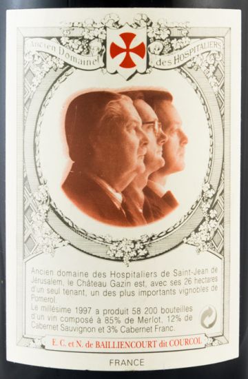 1997 Château Gazin Pomerol red