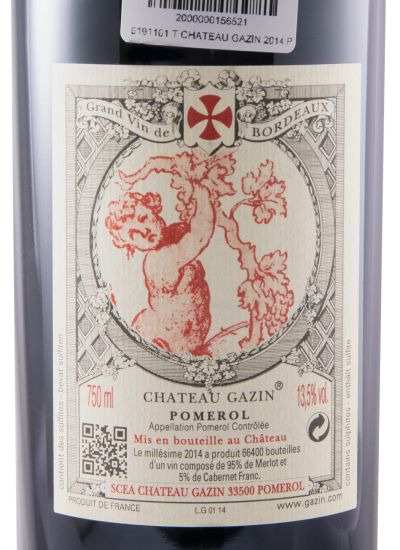 2014 Château Gazin Pomerol red